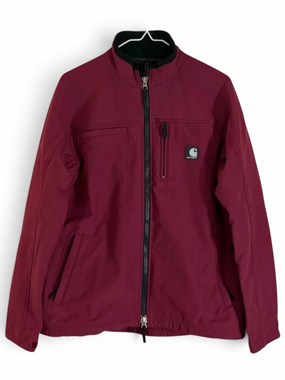 Carhartt Burgundy Soft Shell Fleece Lined Jacket